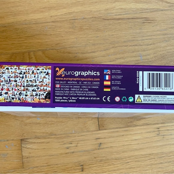 Halloween Pets 1000 Piece Puzzle Dogs Cats Eurograghics - Picture 5 of 7